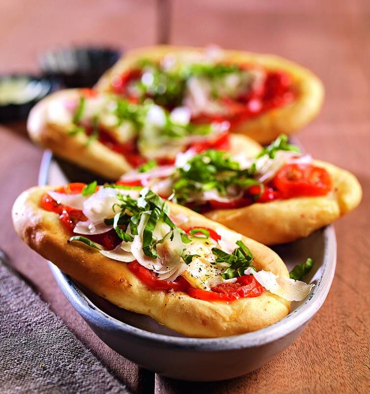 Kecskesajtos minipizza