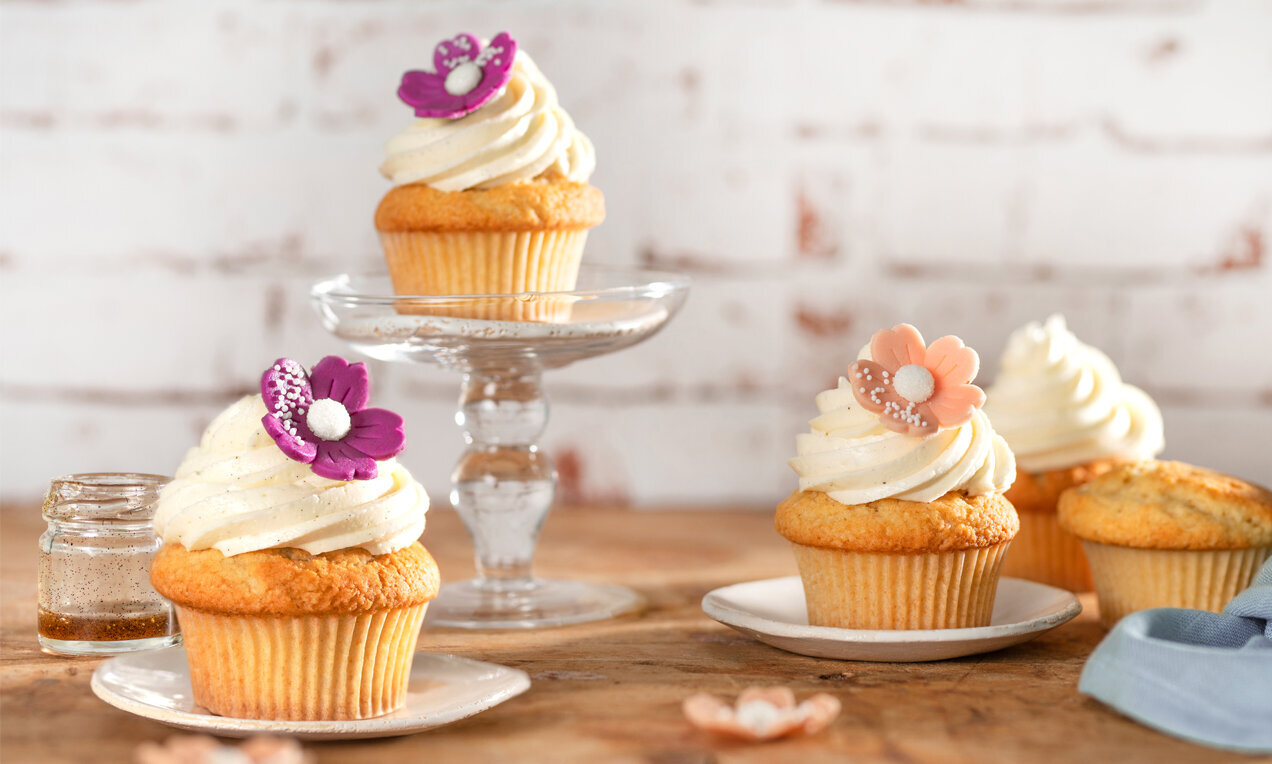 Vaníliás cupcake