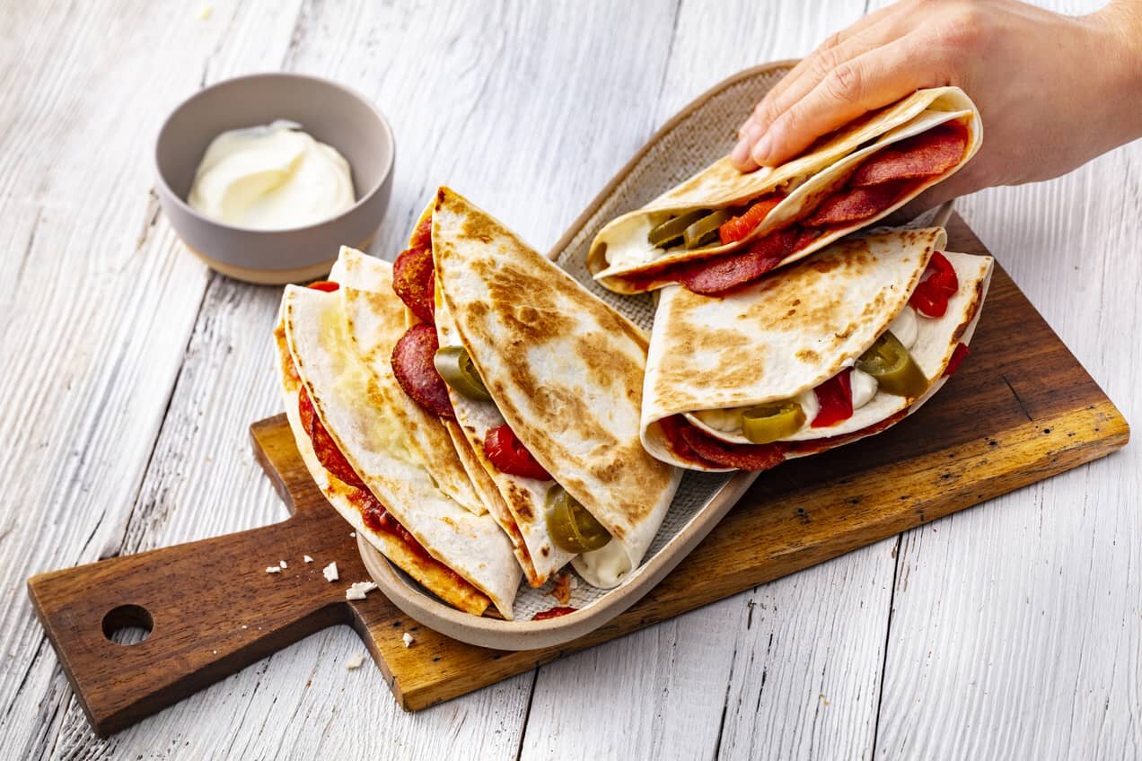 Pizza-tortilla