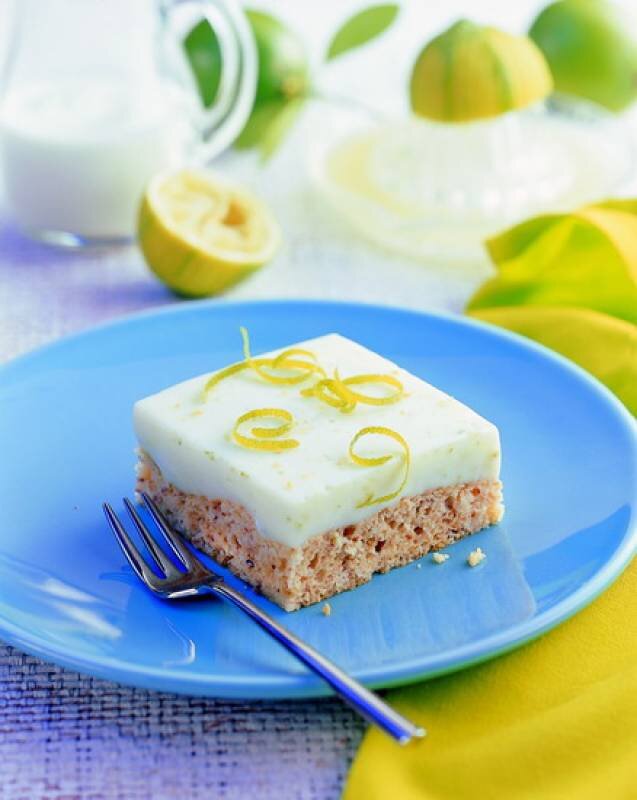 Citromos joghurt szelet