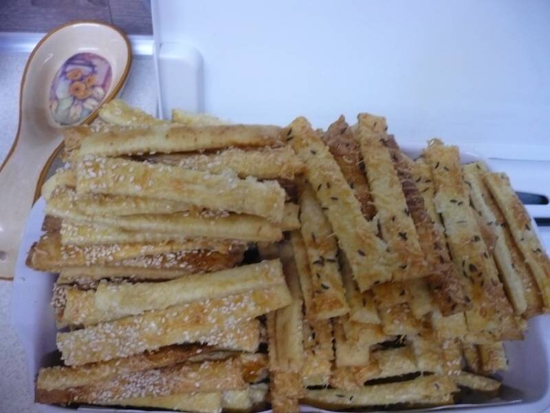 Ecetes sajtos rúd